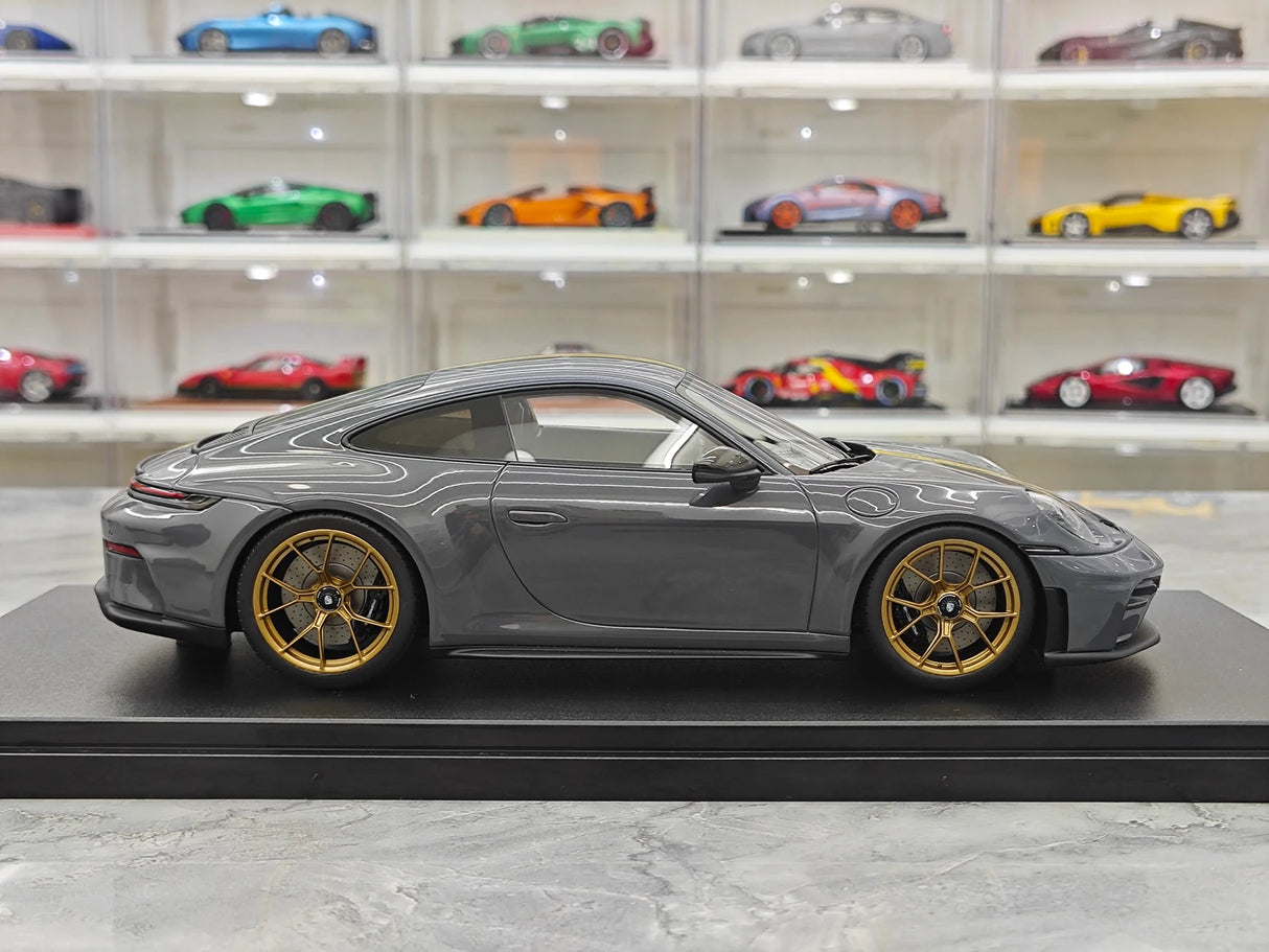 GT Spirit Porsche 2025 911 992.2 GT3 Touring Slate Grey Neo 1:18 – Verzamelbare resin modelresin resin