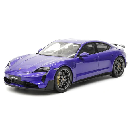 [GT Spirit] 1:18 Porsche 2025 Taycan Turbo GT Purple Model Car Resin