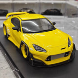 [GT Spirit] 1:18 Toyota 2022 GR86 Rocket Bunny Yellow Model Car Resin