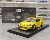 [GT Spirit] 1:18 Toyota 2022 GR86 Rocket Bunny Yellow Model Car Resin