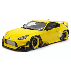 [GT Spirit] 1:18 Toyota 2022 GR86 Rocket Bunny Yellow Model Car Resin