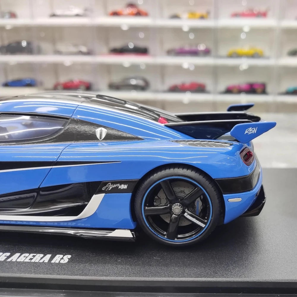 [GT Spirit] 1:18 Koenigsegg 2016 Agera RS Blue Model Car Resin