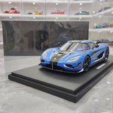 [GT Spirit] 1:18 Koenigsegg 2016 Agera RS Blue Model Car Resin