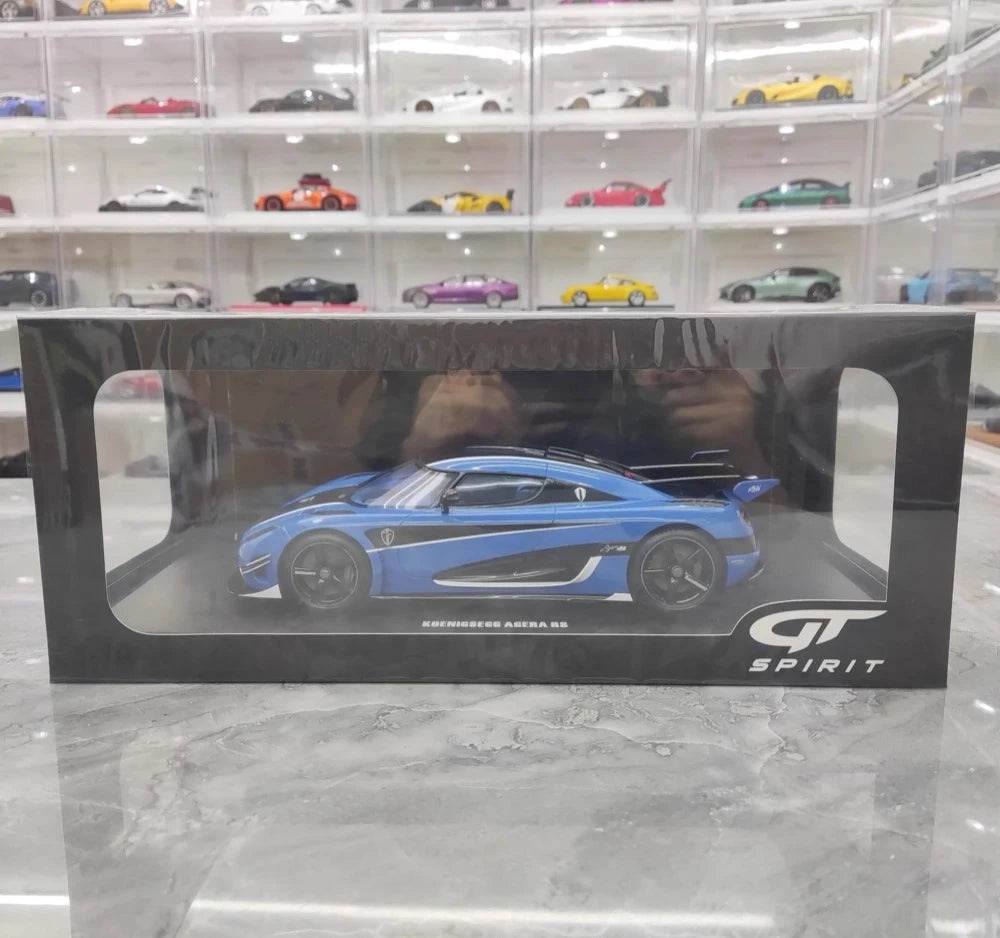 [GT Spirit] 1:18 Koenigsegg 2016 Agera RS Blue Model Car Resin
