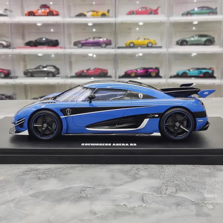 [GT Spirit] 1:18 Koenigsegg 2016 Agera RS Blue Model Car Resin