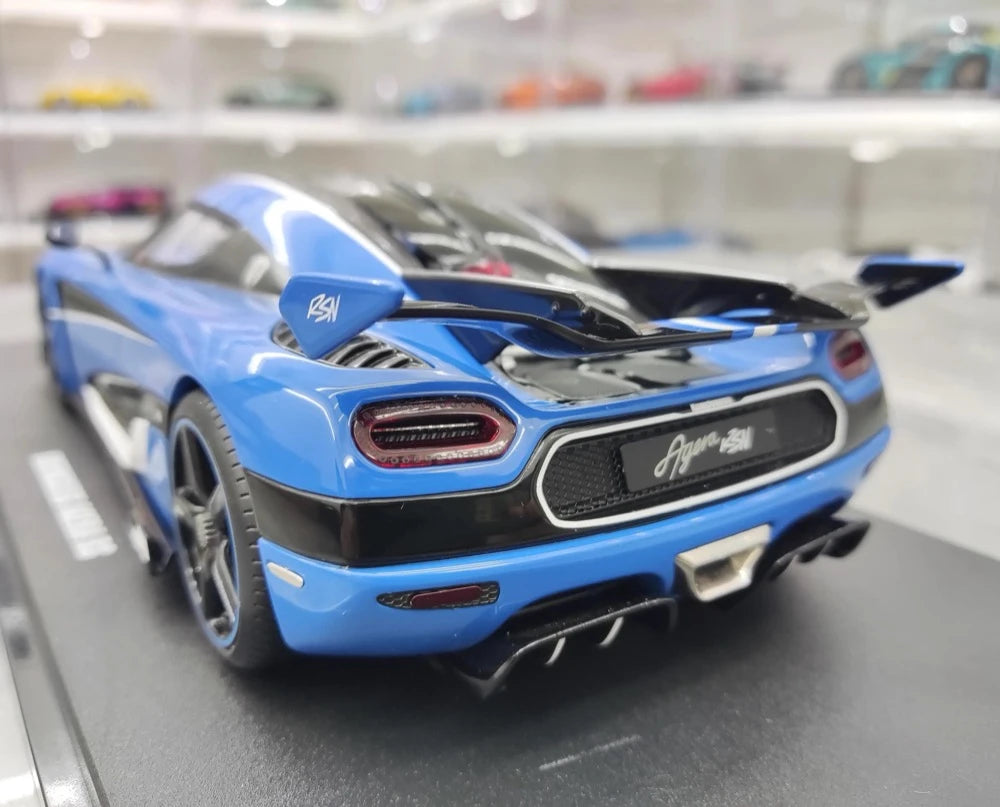[GT Spirit] 1:18 Koenigsegg 2016 Agera RS Blue Model Car Resin