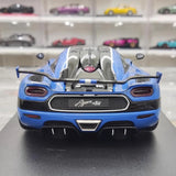 [GT Spirit] 1:18 Koenigsegg 2016 Agera RS Blue Model Car Resin