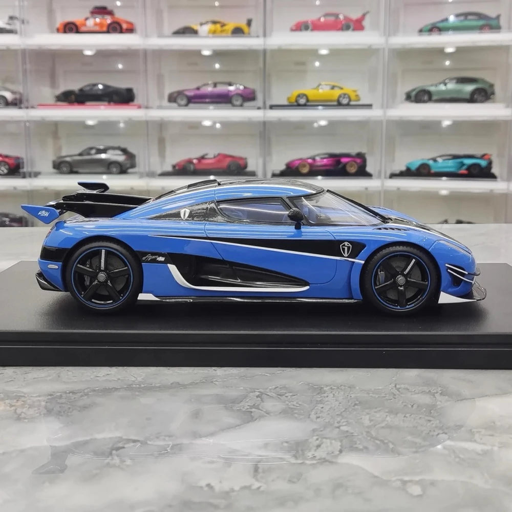 [GT Spirit] 1:18 Koenigsegg 2016 Agera RS Blue Model Car Resin