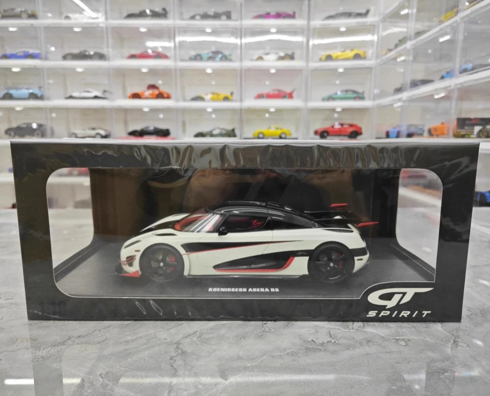 [GT Spirit] 1:18 Koenigsegg 2016 Agera RS bianco modellino di auto resina