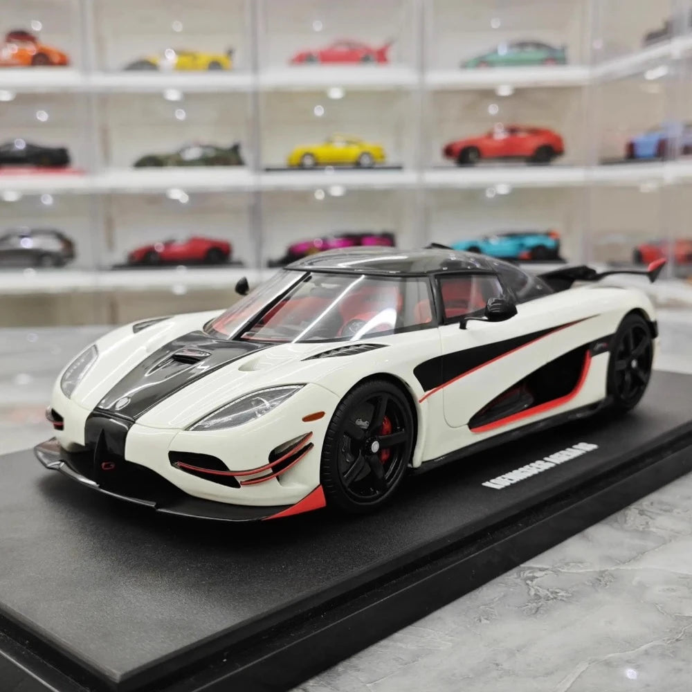 [GT Spirit] 1:18 Koenigsegg 2016 Agera RS bianco modellino di auto resina