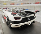 [GT Spirit] 1:18 Koenigsegg 2016 Agera RS White Model Car Resin