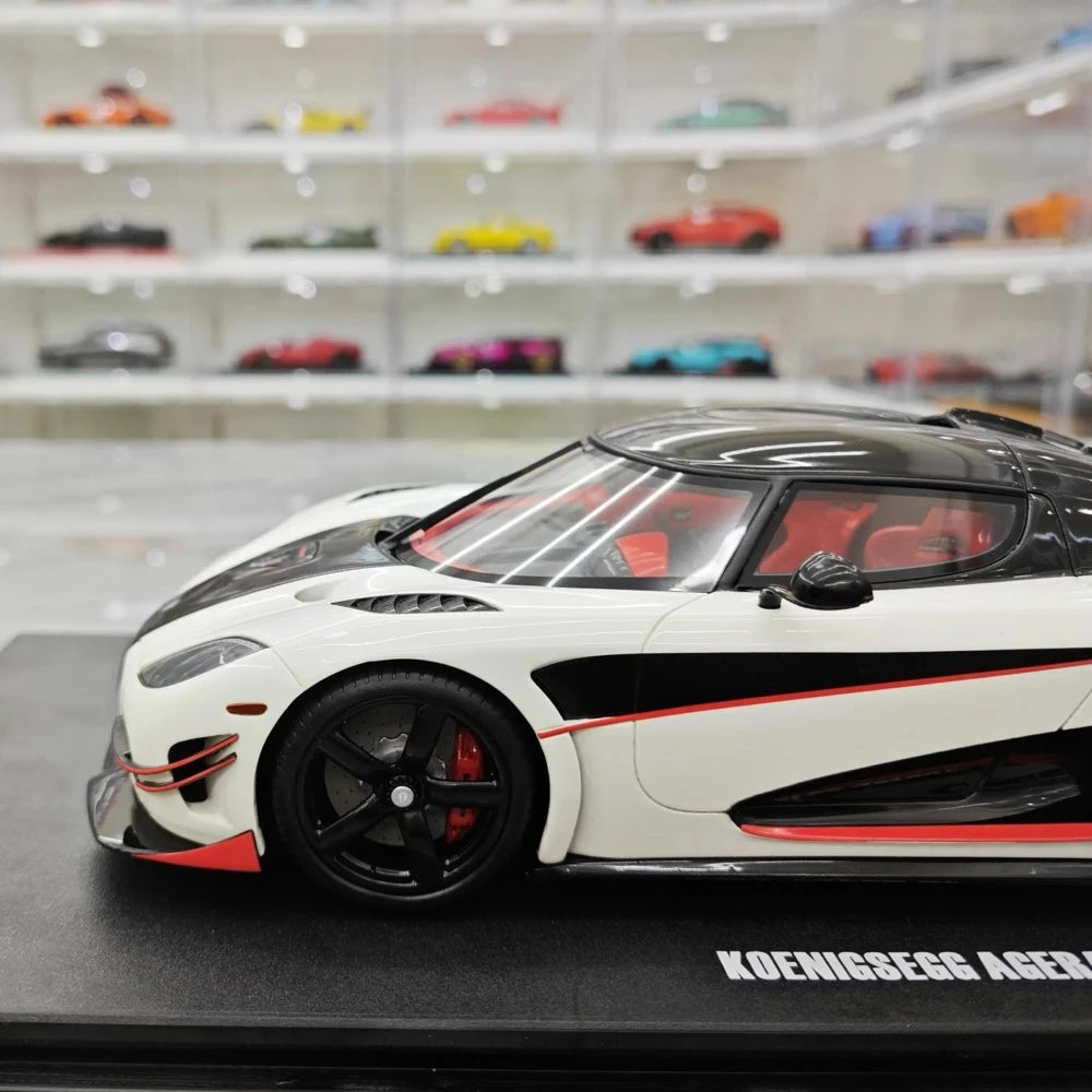 [GT Spirit] 1:18 Koenigsegg 2016 Agera RS bianco modellino di auto resina
