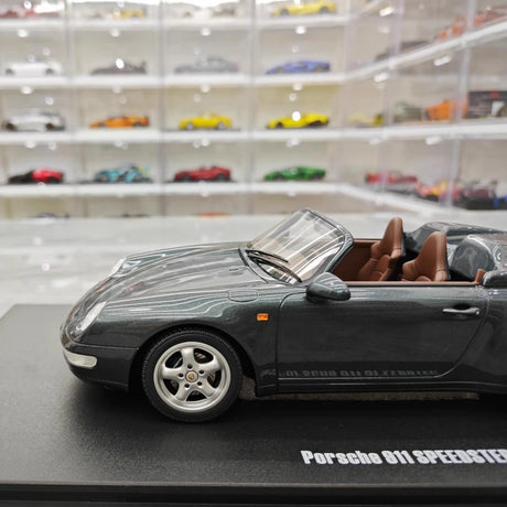 [GT Spirit] 1:18 Porsche 1995 993 Speedster Gray Model Car Resin