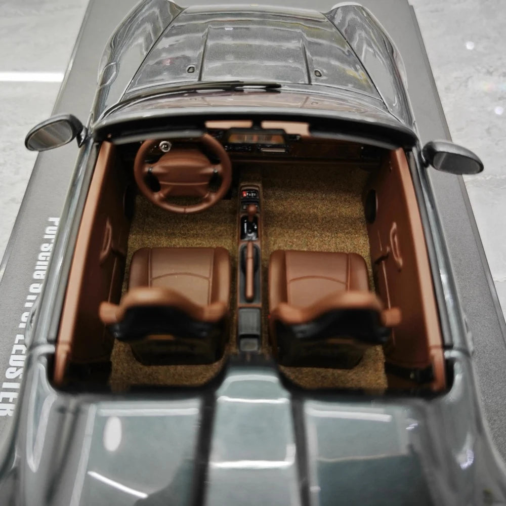 [GT Spirit] 1:18 Porsche 1995 993 Speedster Gray Model Car Resin