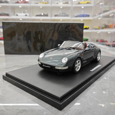 [GT Spirit] 1:18 Porsche 1995 993 Speedster Gray Model Car Resin