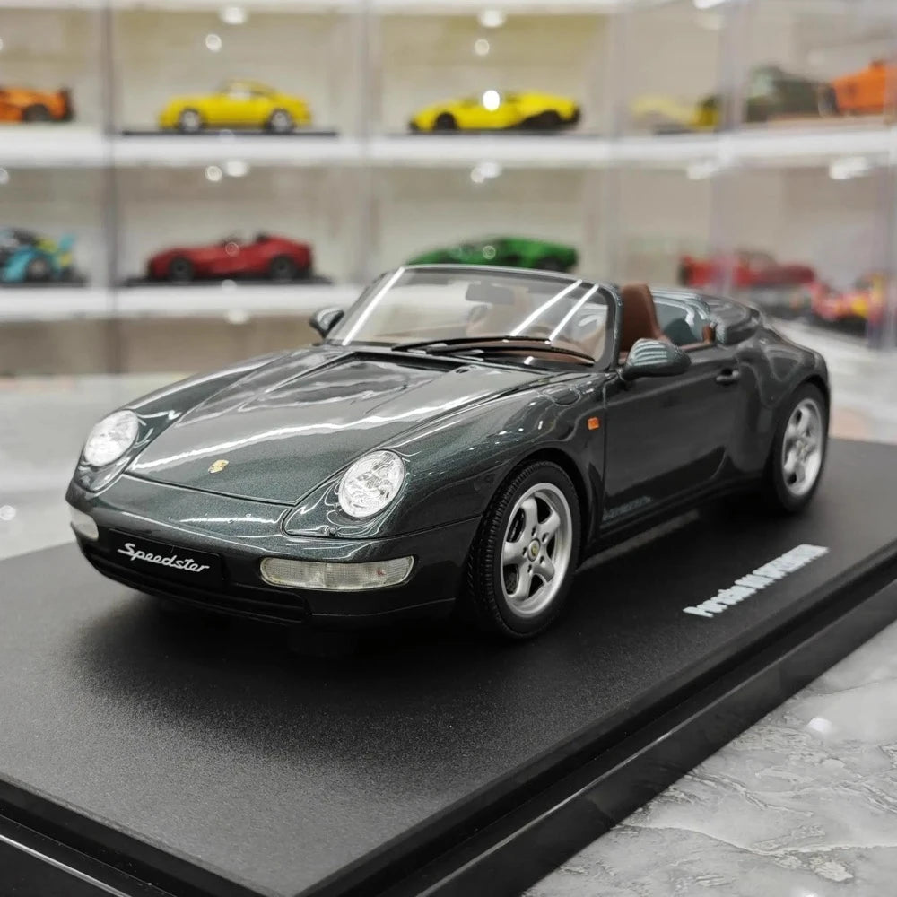 [GT Spirit] 1:18 Porsche 1995 993 Speedster Gray Model Car Resin