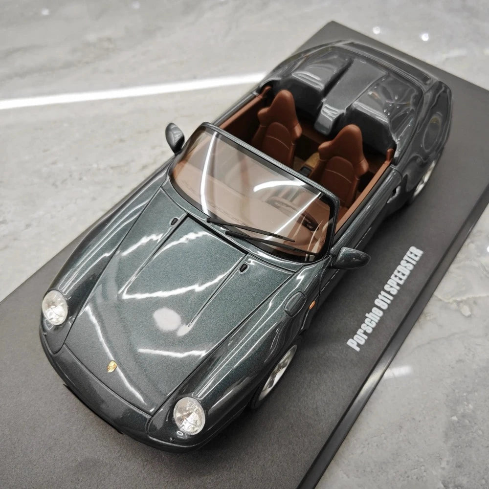 [GT Spirit] 1:18 Porsche 1995 993 Speedster Gray Model Car Resin