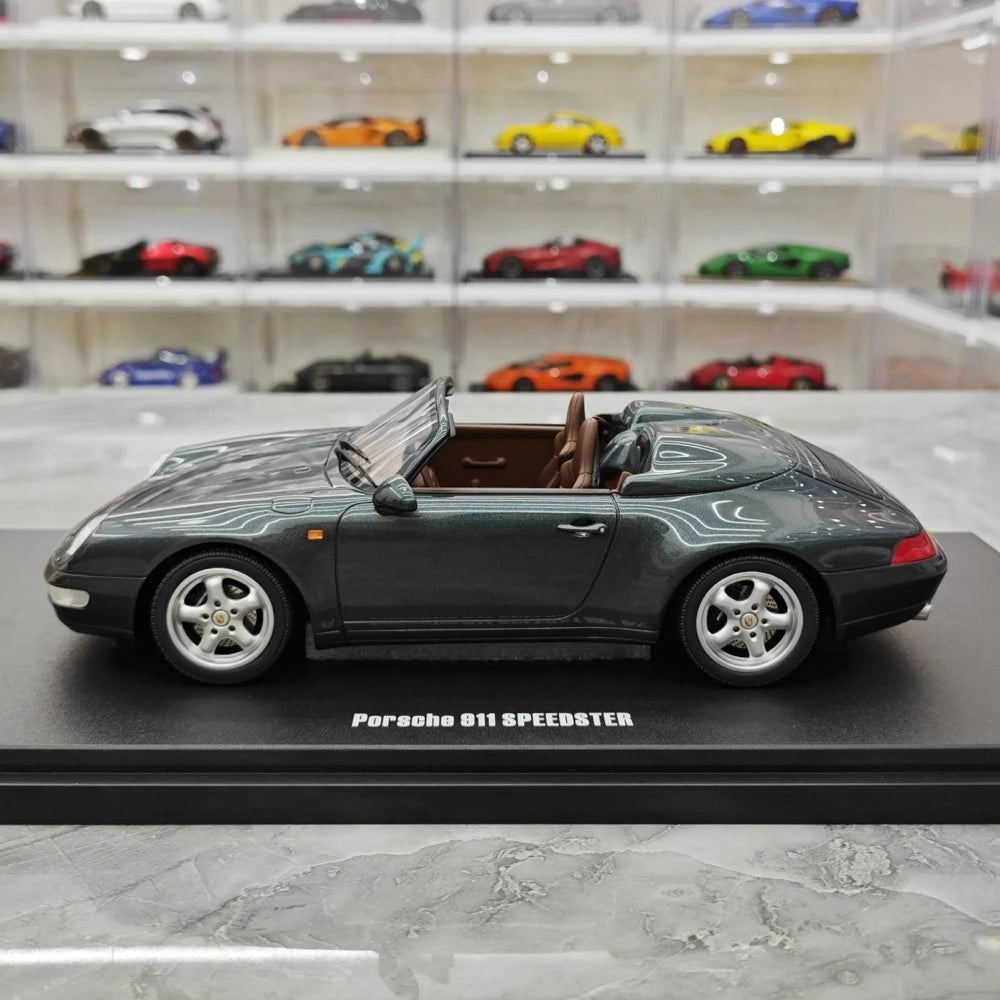 [GT Spirit] 1:18 Porsche 1995 993 Speedster Gray Model Car Resin