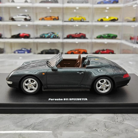 [GT Spirit] 1:18 Porsche 1995 993 Speedster Gray Model Car Resin