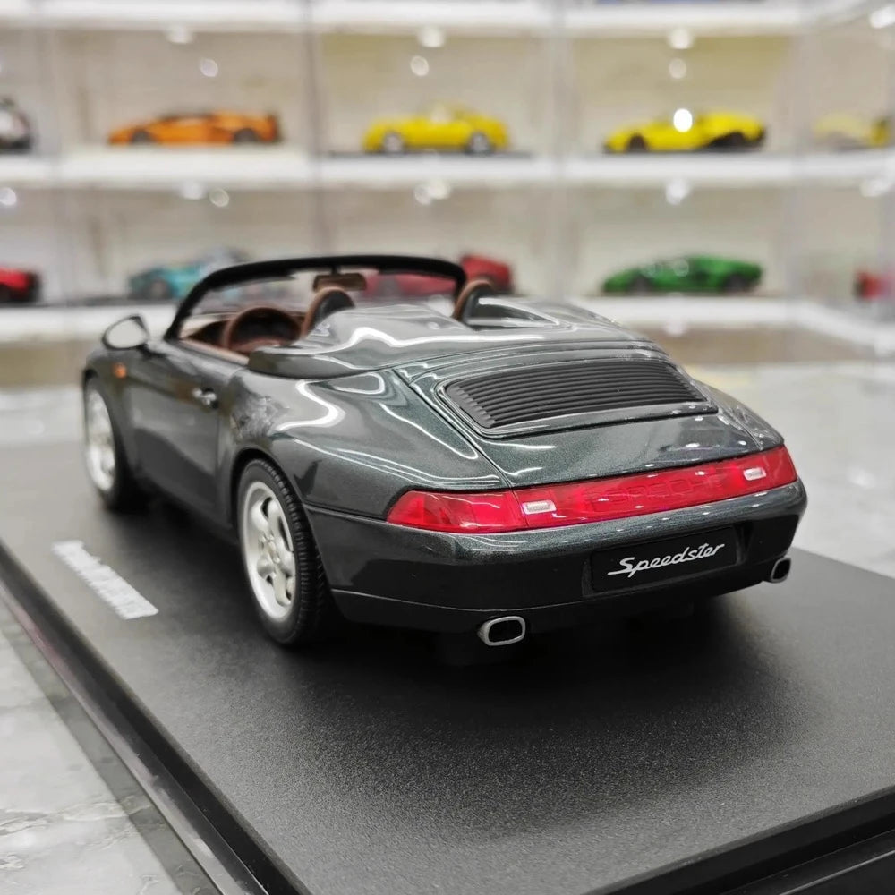 [GT Spirit] 1:18 Porsche 1995 993 Speedster Gray Model Car Resin