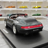 [GT Spirit] 1:18 Porsche 1995 993 Speedster Gray Model Car Resin