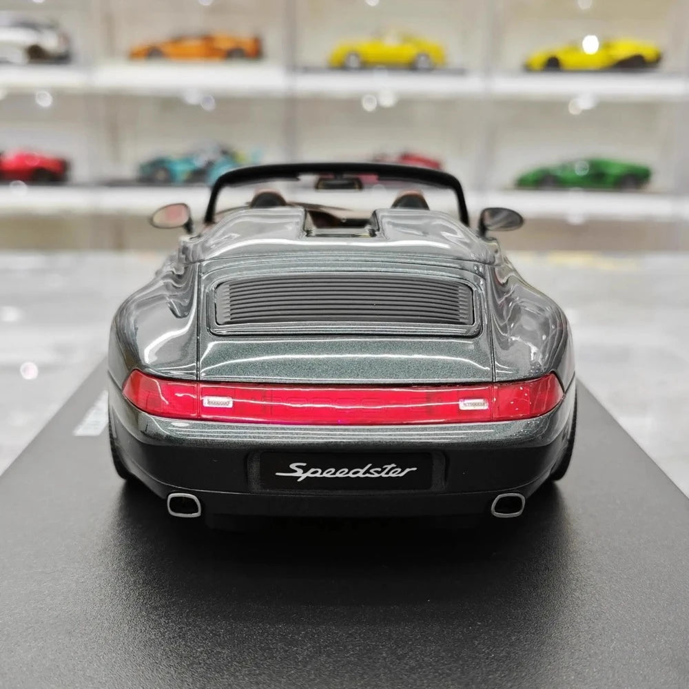 [GT Spirit] 1:18 Porsche 1995 993 Speedster Gray Model Car Resin