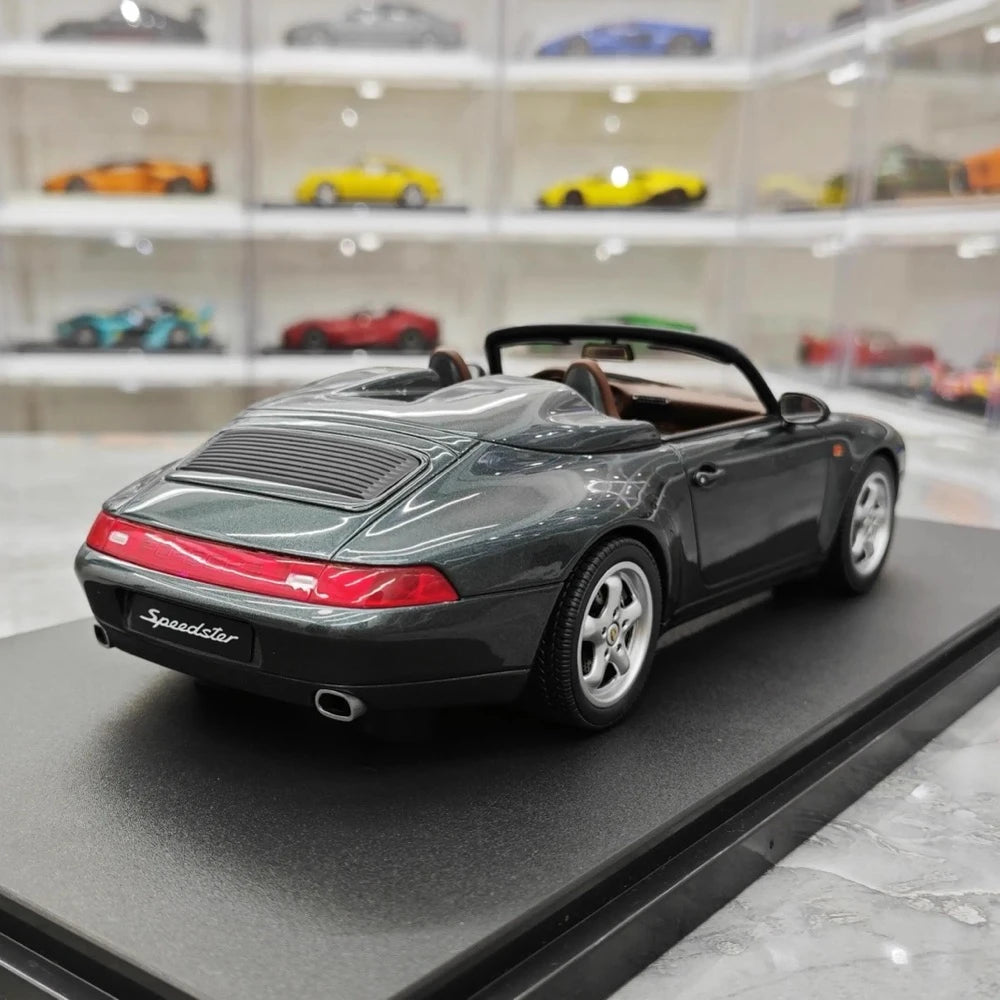 [GT Spirit] 1:18 Porsche 1995 993 Speedster Gray Model Car Resin