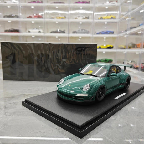 [GT Spirit] 1:18 Porsche 2005 997 RWB Syunkashuto Green Model Car Resin