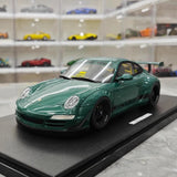 [GT Spirit] 1:18 Porsche 2005 997 RWB Syunkashuto グリーン モデルカー レジン