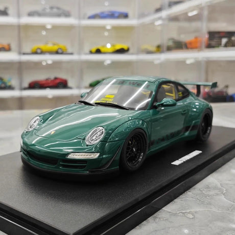 [GT Spirit] 1:18 Porsche 2005 997 RWB Syunkashuto Green Model Car Resin
