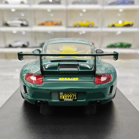 [GT Spirit] 1:18 Porsche 2005 997 RWB Syunkashuto Green Model Car Resin