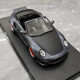 [GT Spirit] 1:18 Porsche 2016 911 LBWK 997 Cabriolet Gray Model Car Resin