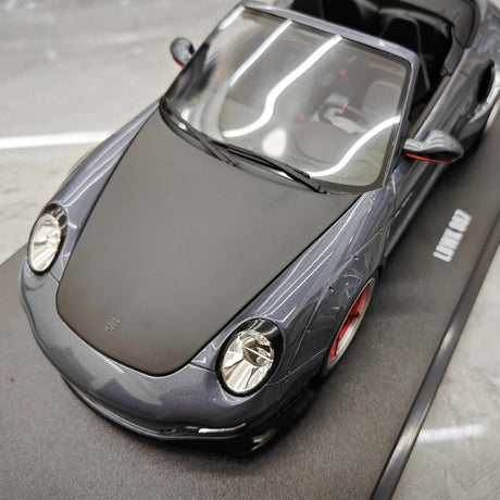 [GT Spirit] 1:18 Porsche 2016 911 LBWK 997 Cabriolet gris voiture miniature Resin