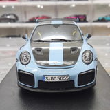 [GT Spirit] 1:18 Porsche 2018 911.2 GT2 RS Cyan モデルカー レジン