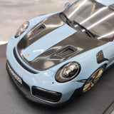 [GT Spirit] 1:18 Porsche 2018 911.2 GT2 RS Cyan モデルカー レジン