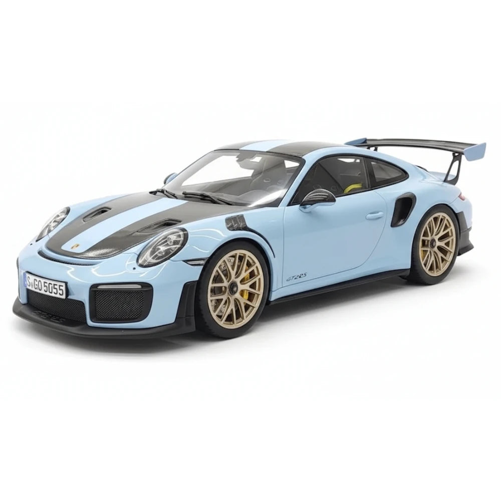 [GT Spirit] 1:18 Porsche 2018 911.2 GT2 RS Cyan Model Car Resin