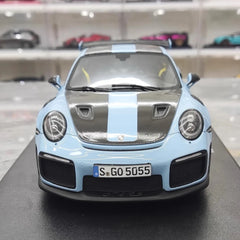 [GT Spirit] 1:18 Porsche 2018 911.2 GT2 RS Cyan Model Car Resin