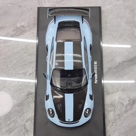 [GT Spirit] 1:18 Porsche 2018 911.2 GT2 RS Cyan voiture miniature Resin
