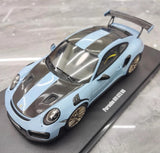 [GT Spirit] 1:18 Porsche 2018 911.2 GT2 RS Cyan モデルカー レジン
