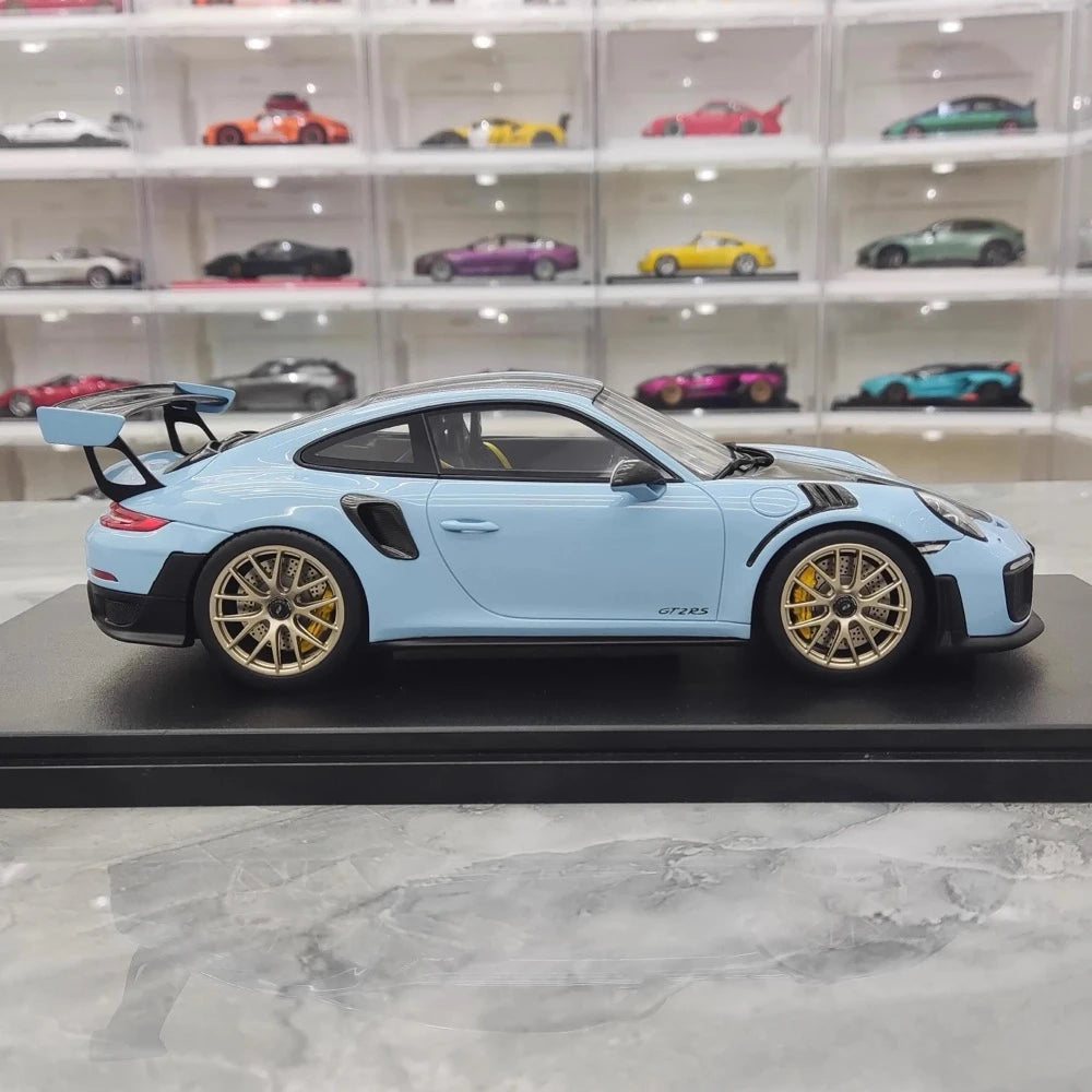 [GT Spirit] 1:18 Porsche 2018 911.2 GT2 RS Cyan モデルカー レジン