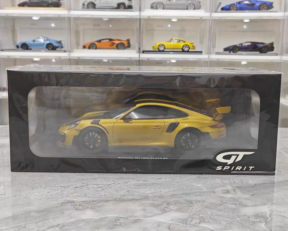 [GT Spirit] 1:18 Porsche 2018 911.2 GT2 RS Yellow Model Car Resin