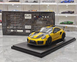 [GT Spirit] 1:18 Porsche 2018 911.2 GT2 RS Yellow Model Car Resin