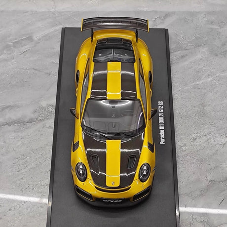 [GT Spirit] 1:18 Porsche 2018 911.2 GT2 RS jaune voiture miniature Resin