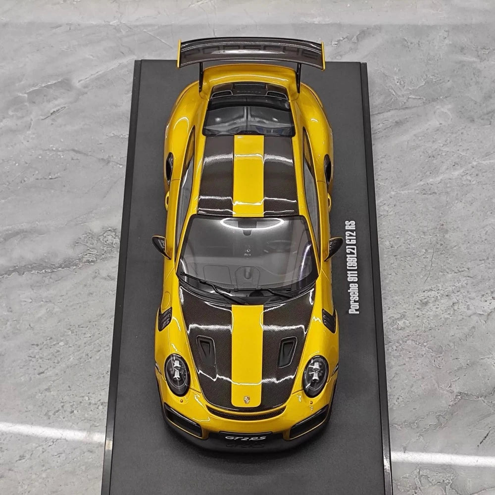 [GT Spirit] 1:18 Porsche 2018 911.2 GT2 RS Yellow Model Car Resin