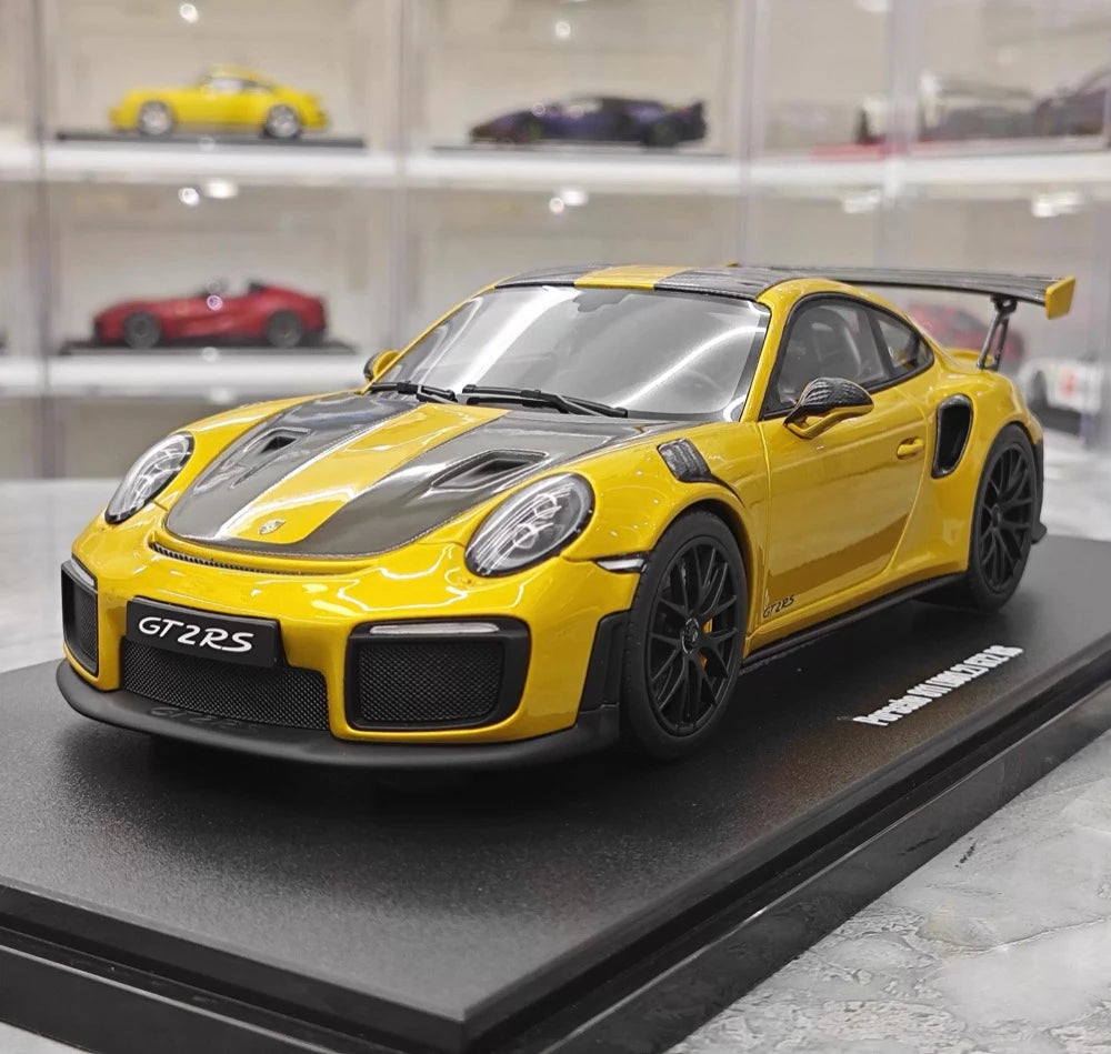 [GT Spirit] 1:18 Porsche 2018 911.2 GT2 RS Yellow Model Car Resin