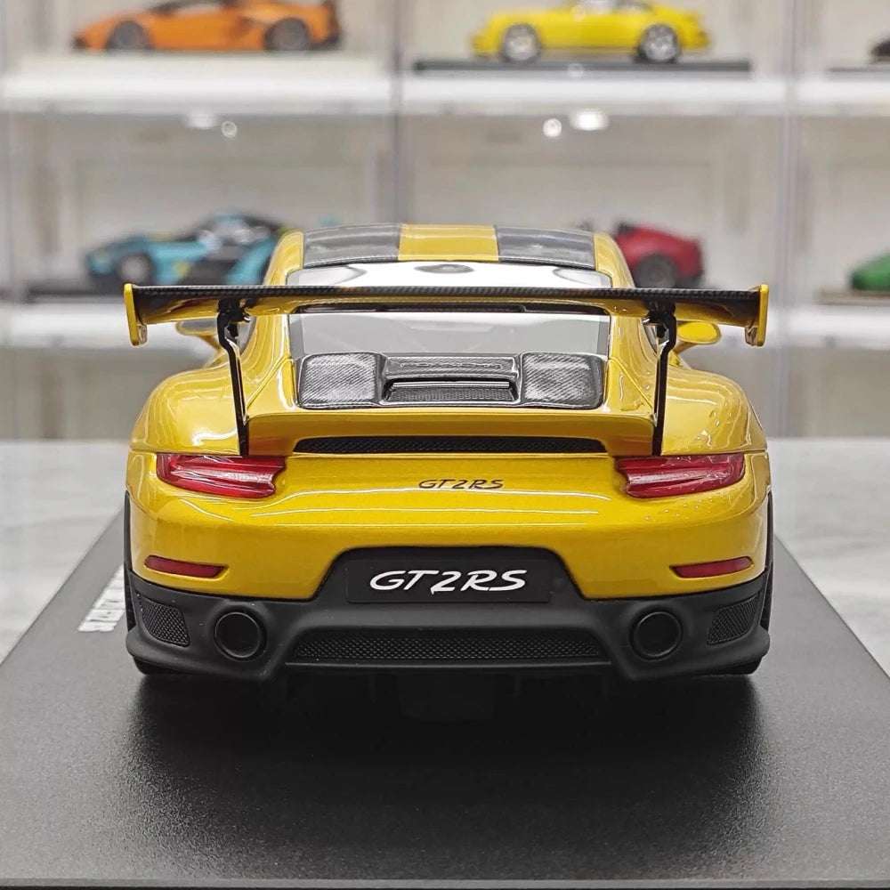 [GT Spirit] 1:18 Porsche 2018 911.2 GT2 RS Yellow Model Car Resin