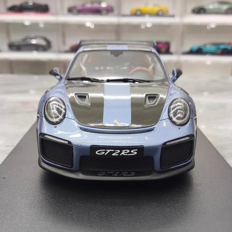 [GT Spirit] 1:18 Porsche 2018 911.2 GT2 RS Blue Model Car Resin