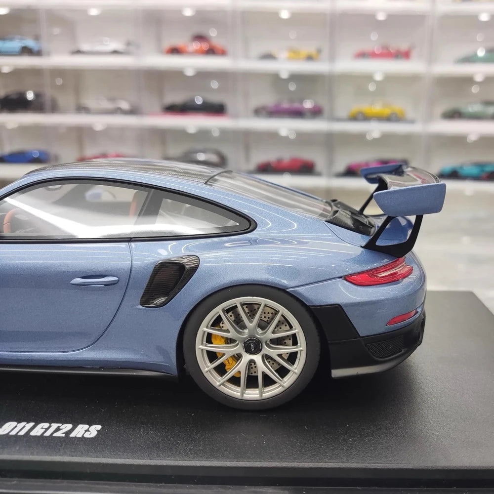 [GT Spirit] 1:18 Porsche 2018 911.2 GT2 RS Blue Model Car Resin