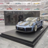 [GT Spirit] 1:18 Porsche 2018 911.2 GT2 RS Blue Model Car Resin