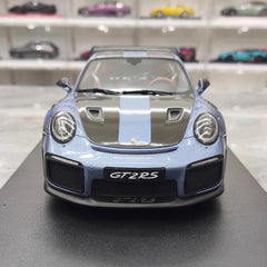 [GT Spirit] 1:18 Porsche 2018 911.2 GT2 RS Blue Model Car Resin